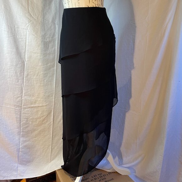 Joseph Ribcoff black long dressy skirt size 10 - Picture 2 of 11